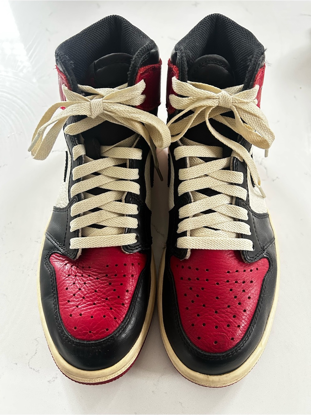 Air Jordan 1 retro high OG bred toe men’s size 7
